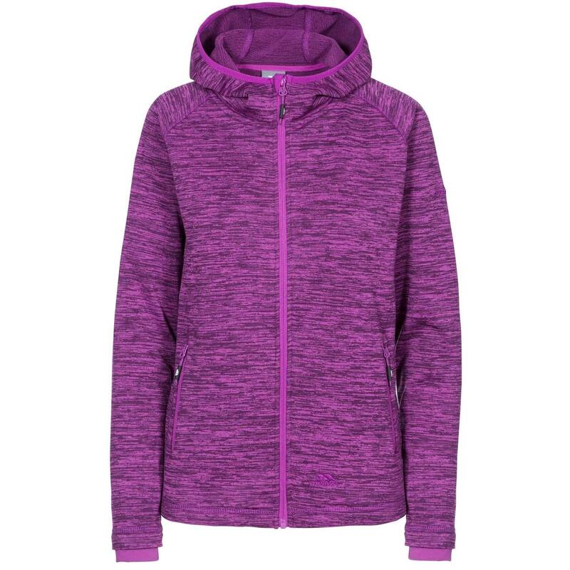 トレス通行手形 レディース アウター 上衣・上衣 フリース Trespass Womens/Ladies Riverstone Fleece Jacket Purple Orchid Marl マール