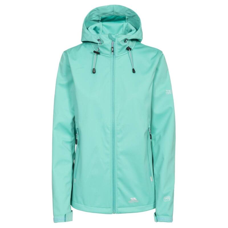 トレス通行手形 レディース アウター 上衣・上衣 Trespass Womens/Ladies Marsa Waterproof Softshell Jacket Lagoon