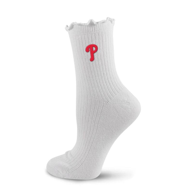 アンブランデッド レディース アンダー御召しもの ソックス ロゴタイプ Unbranded Women\u0027s PRO Compression White Philadelphia Phillies Logo Lettuce Hem Quarter Socks Phl White 白いこと
