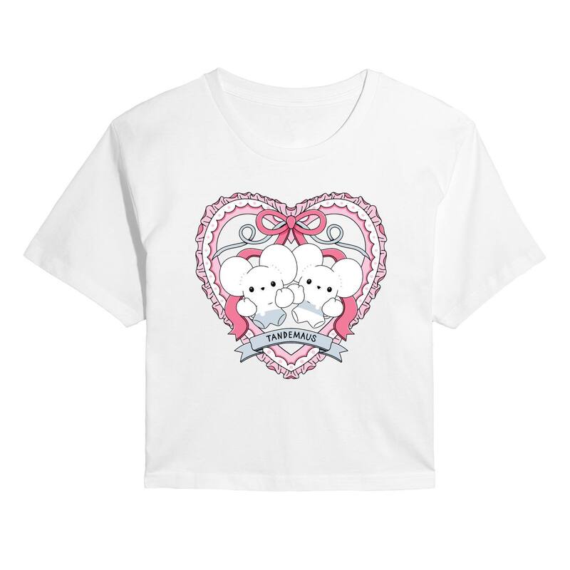 アニメ人となり レディース トップス ティーシャツ クロップド Licensed Character Juniors\u0027 Pokmon Tandemaus Coquette Cropped Tee White 白いこと
