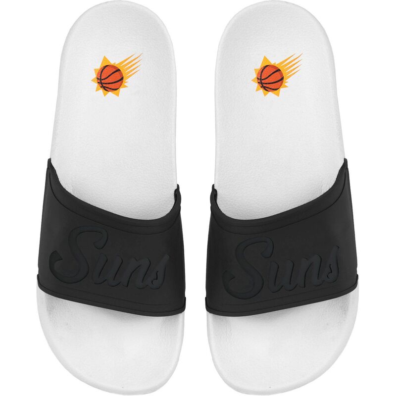 アンブランデッド レディース シューズ サンダル Unbranded Women's FOCO Phoenix Sunscript Wordmark Slide Sandals Phx White ホワイト 10,345円