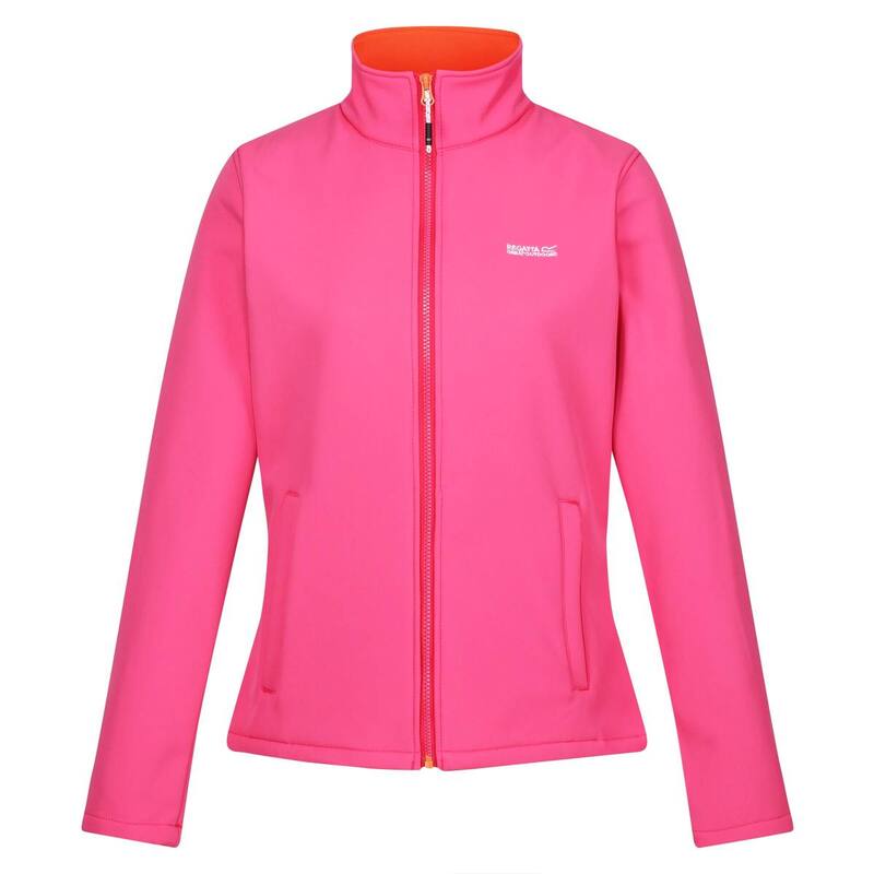 レガッタ レディース アウター 上衣・上衣 Regatta Womens/Ladies Connie V Softshell Walking Jacket Flamingo Pink サクラ色