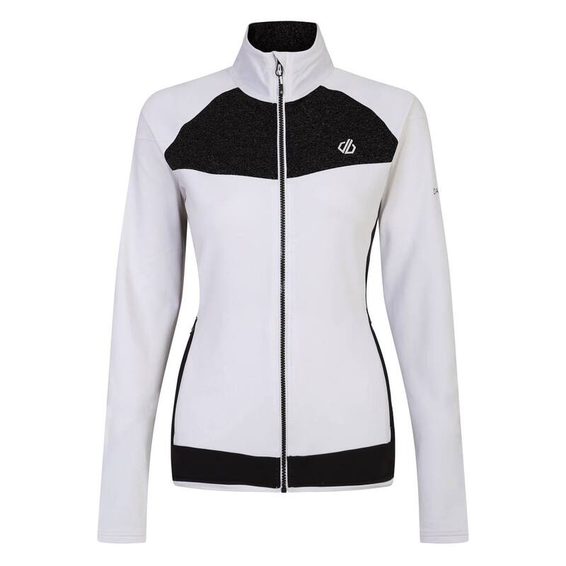デアツービー レディース アウター 上衣・上衣 フリース Dare 2B Womens/Ladies Elation II Core Stretch Fleece White And Black 白いこと
