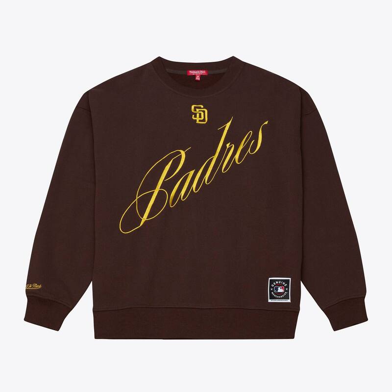 ミッチェル\u0026ネス レディース トップス プルオーバー 汗水 Women\u0027s Mitchell \u0026 Ness Brown San Diego Padrescript Sweatshirt Pad Brown 赤銅色