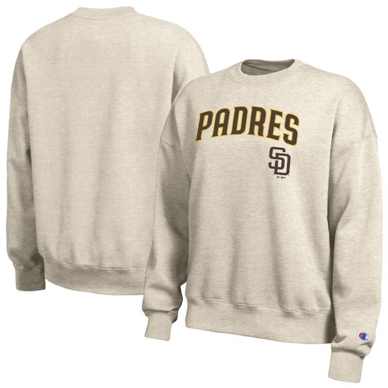 はやりっ子 レディース トップス プルオーバー 流汗 Women\u0027s Champion Oatmeal San Diego Padres All-Star Sweatshirt Pad Multi マルチ色つや