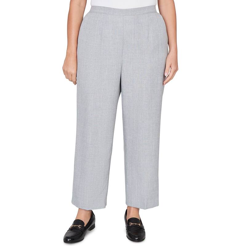 アルフレッド ダナー レディース ボトムス 心地好いズボン下 つけ加える大きさ Plusize Alfredunner Tailored Flat Front Slant Pocket Pants Pearl パール