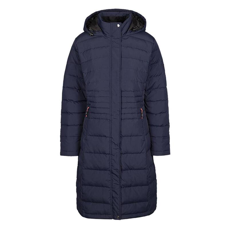トレス通り手形 レディース アウター 上衣・上衣 落ちこむ Trespass Womens/Ladies Bitsy Down Jacket Navy 米国海軍