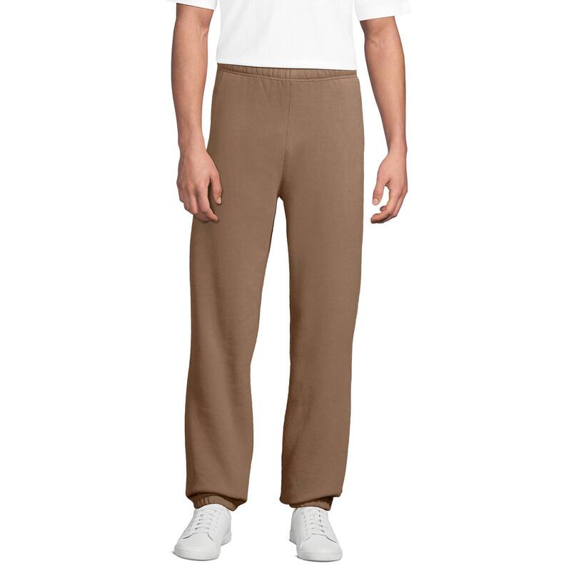 ランズエンド レディース ボトムス カジュアルパンツ スウェットパンツ Men's Lands' End Seriousweats Drawstring Sweatpants Dark Jute Brown ブラウン｜ReVida 店