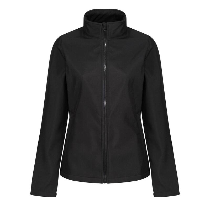 レガッタ レディース アウター 上衣・上衣 刷り上げる Regatta Standout Womens/Ladies Ablaze Printable Soft Shell Jacket Black And Black 黒いこと