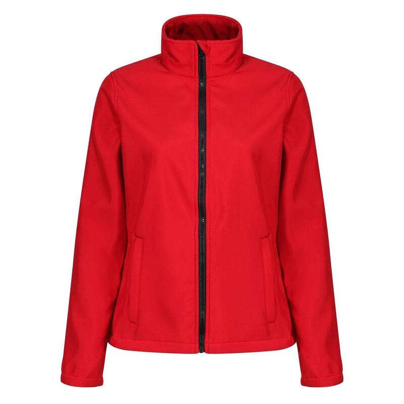 レガッタ レディース アウター 上衣・上衣 刷り上げる Regatta Standout Womens/Ladies Ablaze Printable Soft Shell Jacket Classic Red And Black 黒いこと