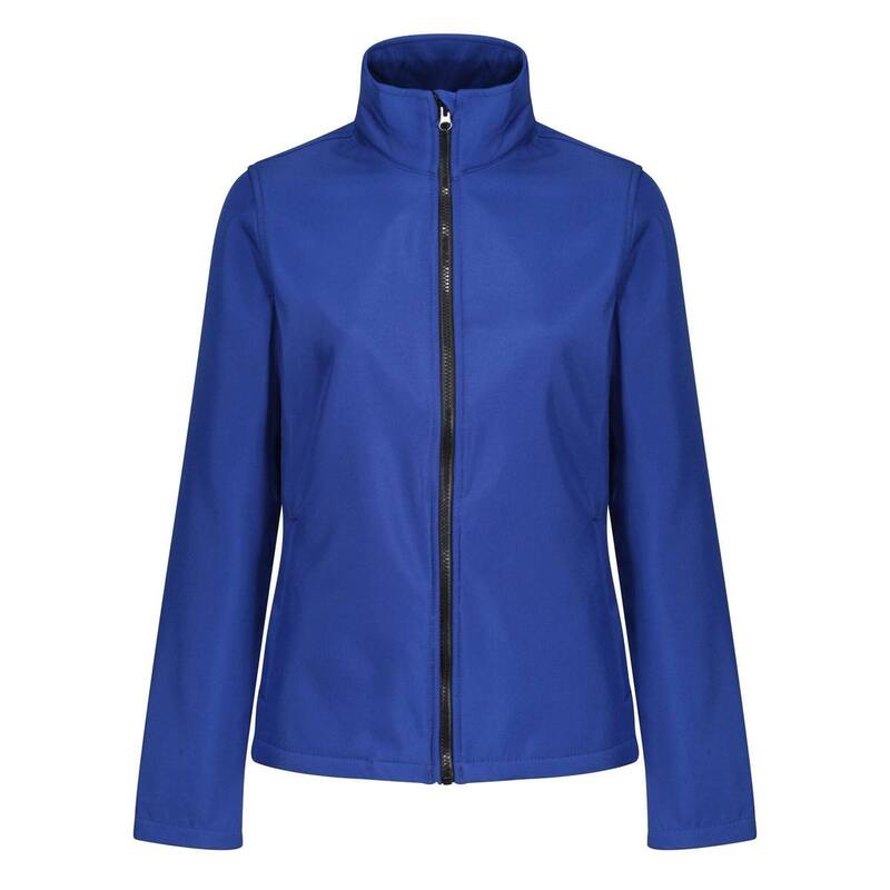 レガッタ レディース アウター 上衣・上衣 刷り上げる Regatta Standout Womens/Ladies Ablaze Printable Soft Shell Jacket Royal Blue And Black 黒いこと