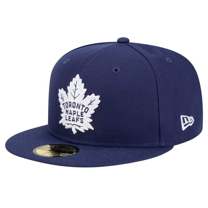 ニュー内鰓 レディース 付属物 鳥打ち帽 Men\u0027s New Era Navy Toronto Mapleafs Core 59FIFTY Fitted Hat Mpl Navy 米国海軍