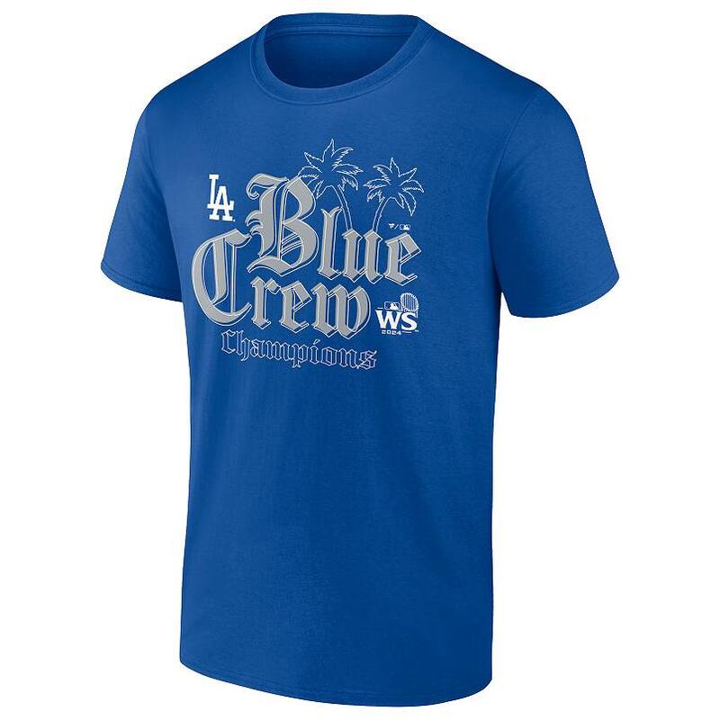 アンブランデッド メンズ トップス ティーシャツ Unbranded Men\u0027s Los Angeles Dodgers MLB 2024 World Series Champions Hometown Trophy T-Shirt No Color