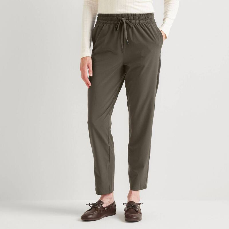 エディー バウアー レディース ボトムス カジュアルパンツ アンクル Women's Eddie Bauer Departure Tie-Front Ankle Pantsage セージ｜ReVida 店 13,286円
