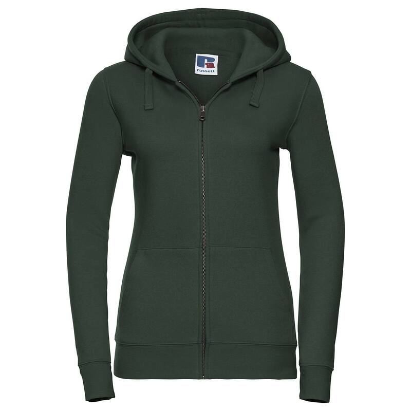 ラッセルアスレチック レディース トップス Tシャツ パーカー Russell Athletic Russell Womens/Ladies Authentic Full Zip Hoodie Bottle Green グリーン|ReVida 店