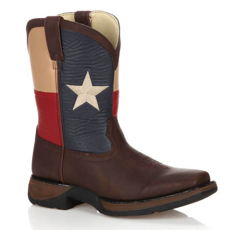 ドゥランゴ レディース シューズ ブーツ・レインブーツ Lil Durango Kids\u0027 Texas Flag Western Boots Brown 赤銅色