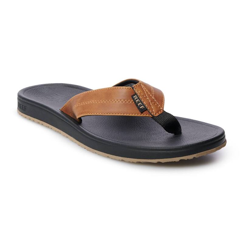 リーフ レディース シューズ サンダル REEF Journeyer Men's Flip Flop Sandals Black Brown ブラック｜ReVida 店