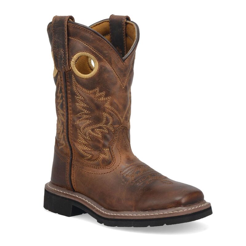 ダン郵便うけ レディース シューズ ブーツ・レインブーツ Dan Post Amarillo Kids Western Boots Brown 赤銅色