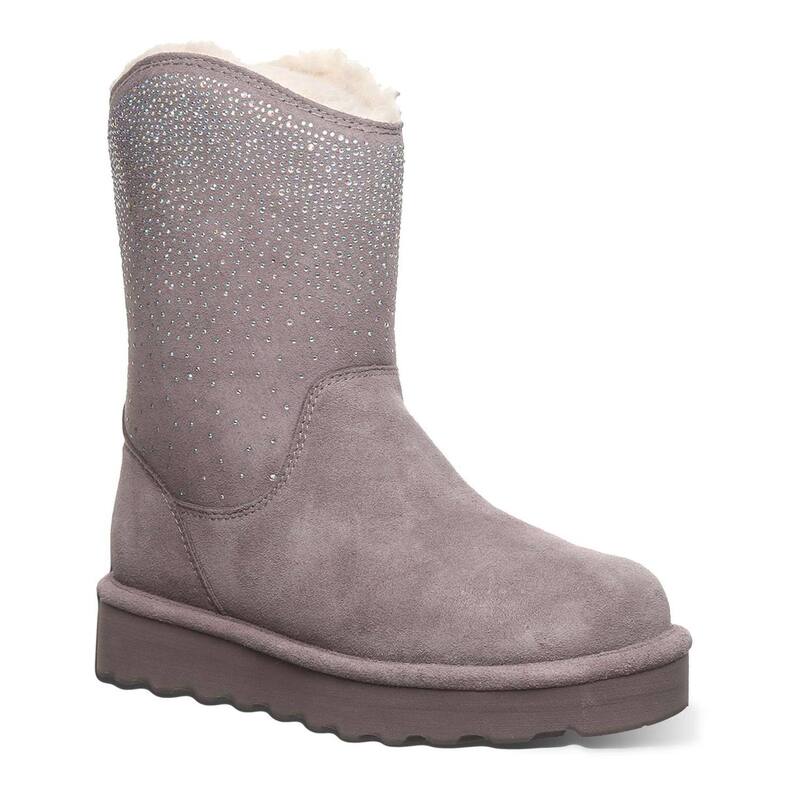 ベアパウ レディース シューズ ブーツ・レインブーツ Bearpaw Glam Women\u0027s Rhinestone Boots Cinder