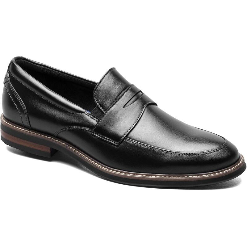ノンかん木 レディース シューズ スリッポン・ローファー Nunn Bush Westfield Men\u0027s Moc Toe Penny Loafers Black 黒いこと