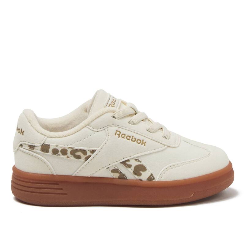 リーボック レディース シューズ スニーカー Reebok Court Flex Toddler Sneakers Chalk Leopard チョーク|ReVida 店