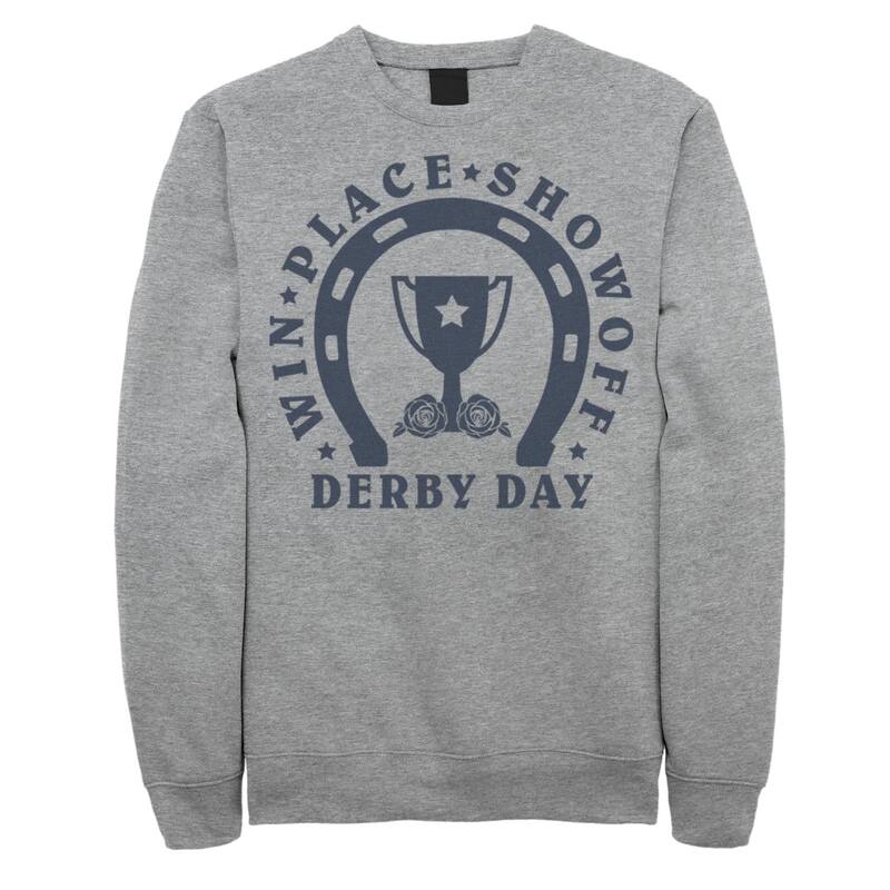 フィフスサン レディース トップス プルオーバー 汗水 山高帽子 スピード競技 Fifth Sun Men\u0027s Win Place Show off Derby Day Sweatshirt Athletic Heather ギョリュウモドキ