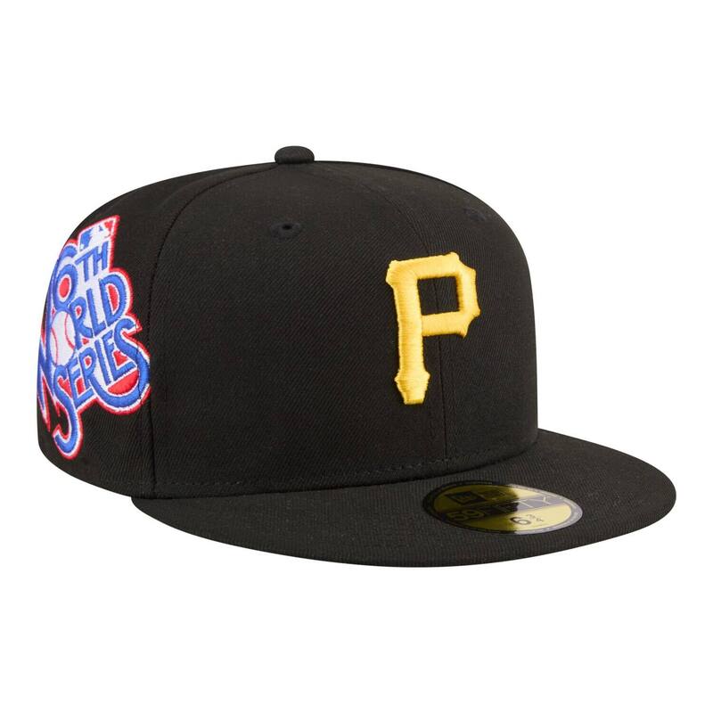 ニュー内鰓 レディース 佩び物 かぶり笠 Men\u0027s New Era Black Pittsburgh Pirates Hidden Hit 59FIFTY Fitted Hat Pir Black 黒いこと