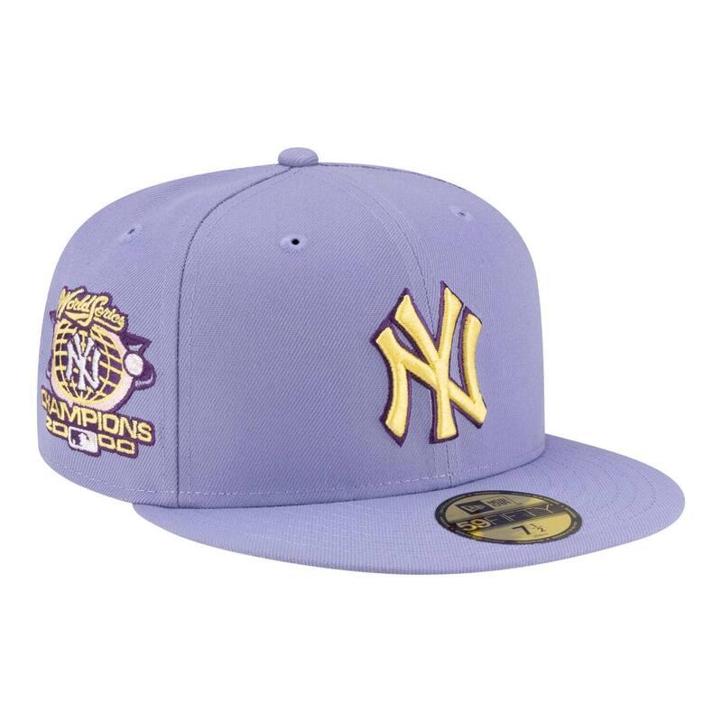 ニュー内鰓 レディース 添え物 かぶり笠 Men\u0027s New Era Light Purple New York Yankees Lavender Bloom 59FIFTY Fitted Hat Ynk Lt Pur パープル