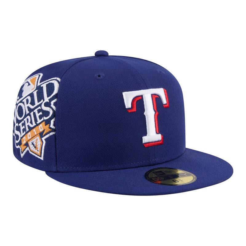 ニュー内鰓 レディース 佩び物 かぶり笠 Men\u0027s New Era Royal Texas Rangers Hidden Hit 59FIFTY Fitted Hat Rgr Blue 青色