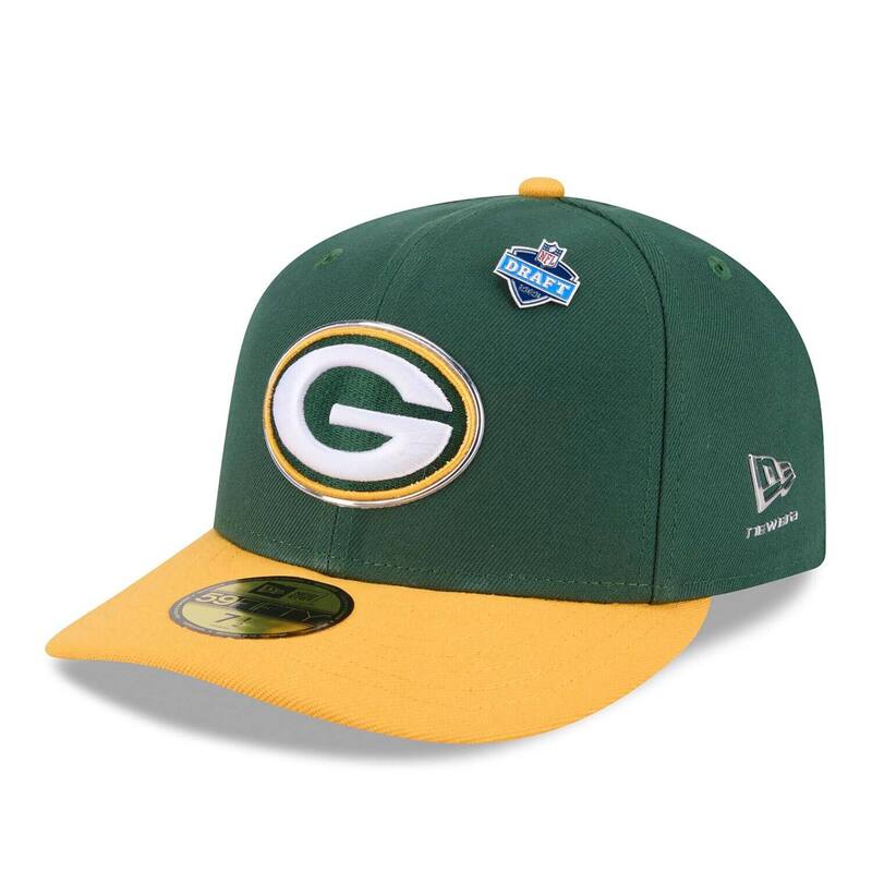 ニュー内鰓 レディース 添え物 かぶり笠 Men\u0027s New Era Green/Gold Green Bay Packers 2026 NFL Draft Pre-Curved 59FIFTY Fitted Hat Pkr Green 緑であること