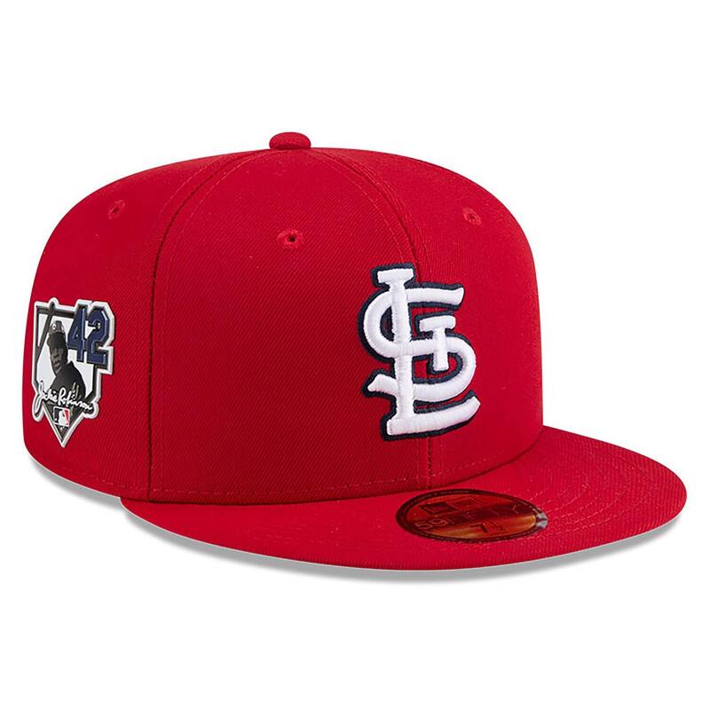 ニュー内鰓 レディース 添え物 かぶり笠 Men\u0027s New Era Red St. Louis Cardinals 2026 Jackie Robinson Day 59FIFTY Fitted Hat Crd Red 赤いこと
