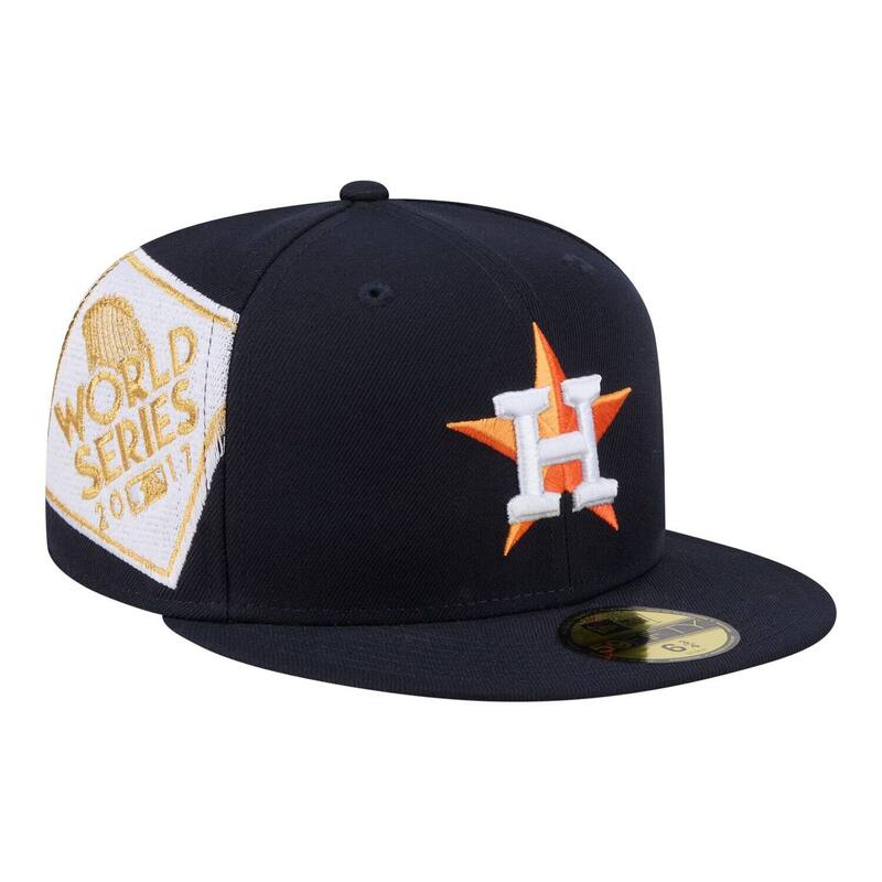 ニュー内鰓 レディース 付属物 鳥打ち帽 Men\u0027s New Era Navy Houston Astros Hidden Hit 59FIFTY Fitted Hat Ast Navy 米国海軍