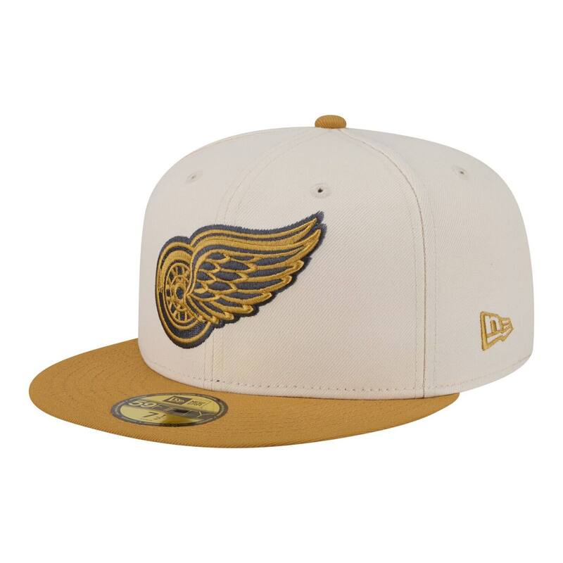 ニュー内鰓 レディース 付属物 鳥打ち帽 Men\u0027s New Era Cream/Tan Detroit Red Wings Colorpack Two-Tone 59FIFTY Fitted Hat Rdw Beige ベージュ