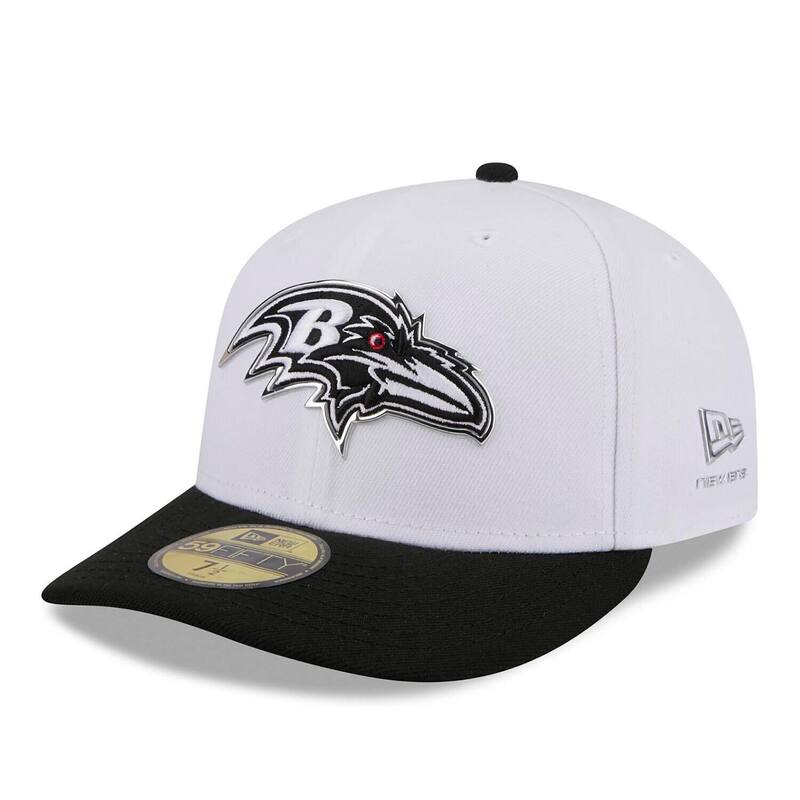 ニュー内鰓 レディース 付属物 鳥打ち帽 Men\u0027s New Era White/Black Baltimore Ravens 2026 NFL Draft Pre-Curved 59FIFTY Fitted Hat Rav White 白いこと