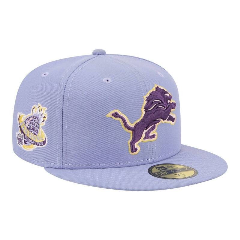ニュー内鰓 レディース 付属物 鳥打ち帽 Men\u0027s New Era Light Purple Detroit Lions Lavender Bloom 59FIFTY Fitted Hat Lns Lt Pur パープル