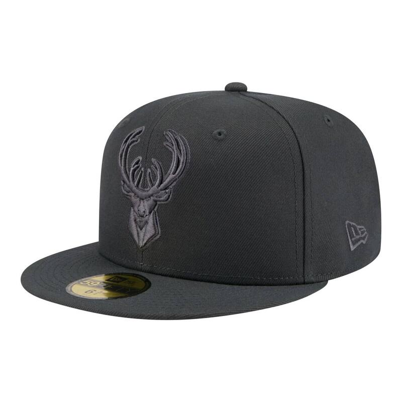 ニュー内鰓 レディース 付属物 鳥打ち帽 Men\u0027s New Era Charcoal Milwaukee Bucks Tonal Color Pack 59FIFTY Fitted Hat Buk Charco 濃灰色