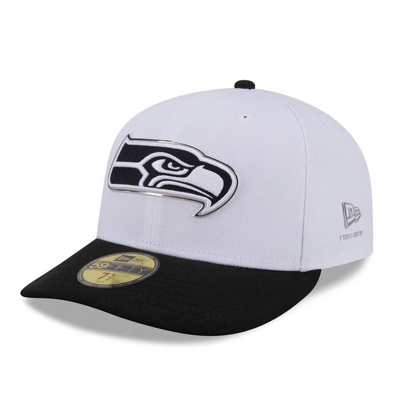 ニュー内鰓 レディース 付属物 鳥打ち帽 Men\u0027s New Era White/Black Seattle Seahawks 2026 NFL Draft Pre-Curved 59FIFTY Fitted Hat Sea White 白いこと