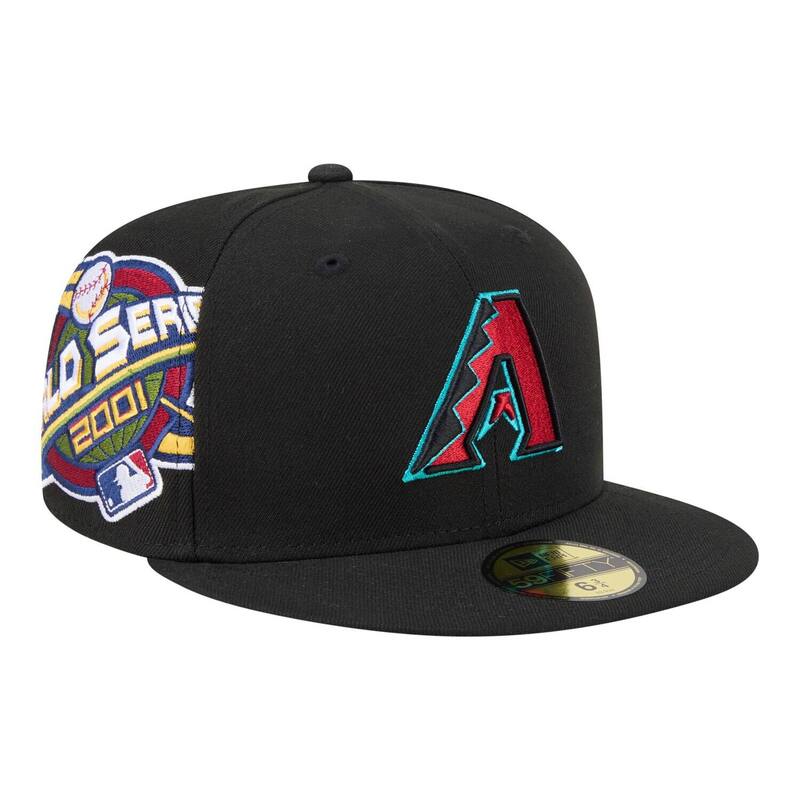 ニュー内鰓 レディース 付属物 鳥打ち帽 Men\u0027s New Era Black Arizona Diamondbacks Hidden Hit 59FIFTY Fitted Hat Dbk Black 黒いこと