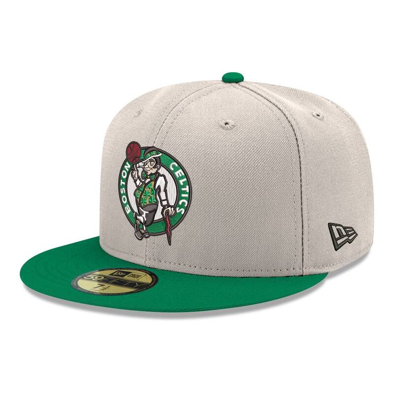 ニュー内鰓 レディース 付属物 鳥打ち帽 Men\u0027s New Era Gray/Kelly Green Boston Celtics Chrome Two-Tone 59FIFTY Fitted Hat Cel Grey 薄墨色