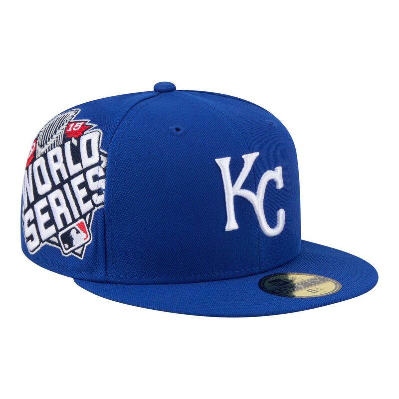 ニュー内鰓 レディース 付属物 鳥打ち帽 Men\u0027s New Era Royal Kansas City Royals Hidden Hit 59FIFTY Fitted Hat Ryl Blue 青碧