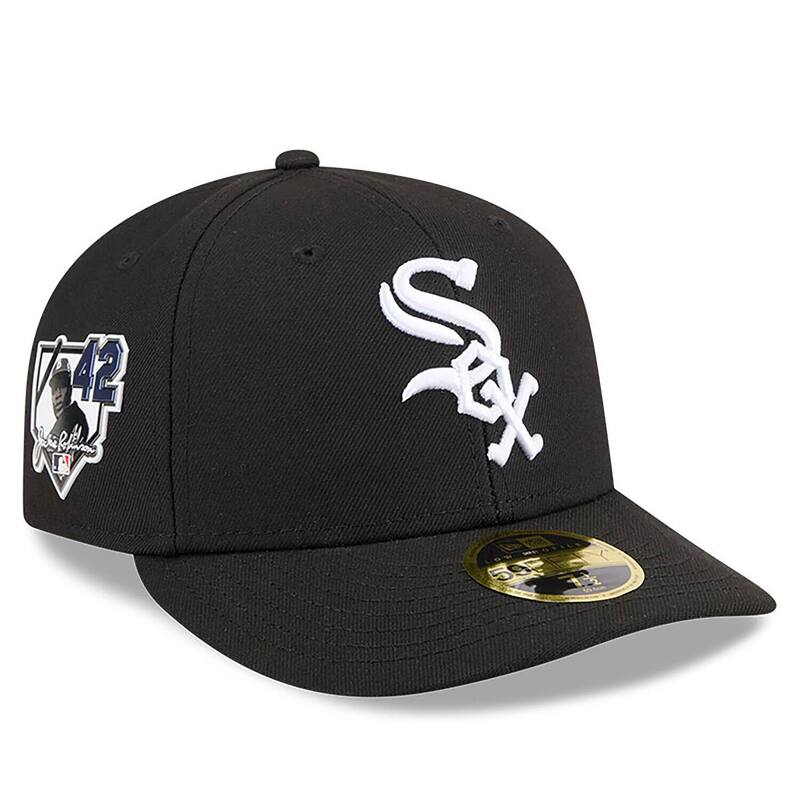 ニュー内鰓 レディース 添え物 かぶり笠 Men\u0027s New Era Black Chicago White Sox 2026 Jackie Robinson Day Low Profile 59FIFTY Fitted Hat Sox Black 黒いこと