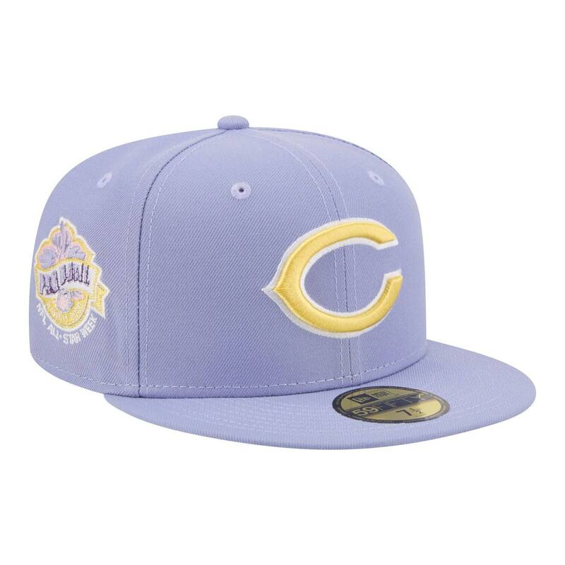 ニュー内鰓 レディース 付属物 鳥打ち帽 Men\u0027s New Era Light Purple Chicago Bears Lavender Bloom 59FIFTY Fitted Hat Brs Lt Pur パープル