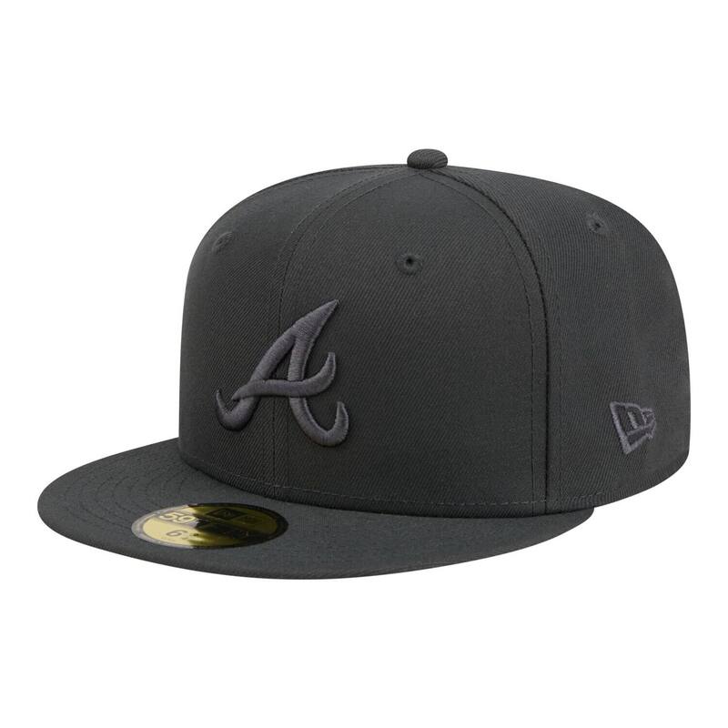 ニュー内鰓 レディース 付属物 鳥打ち帽 Men\u0027s New Era Charcoal Atlanta Braves Color Pack 59FIFTY Fitted Hat Brv Charco 濃灰色