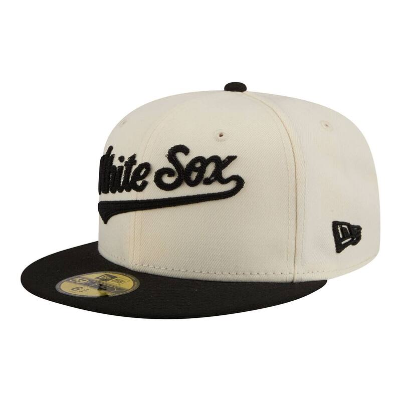 ニュー内鰓 レディース 添え物 かぶり笠 Men\u0027s New Era Cream Chicago White Sox Two-Tone Stitch 59FIFTY Fitted Hat Sox Beige ベージュ