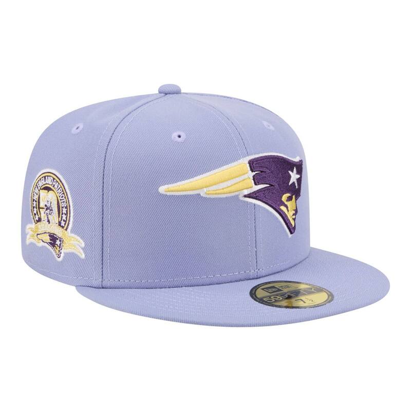 ニュー内鰓 レディース 添え物 かぶり笠 Men\u0027s New Era Light Purple New England Patriots Lavender Bloom 59FIFTY Fitted Hat Pat Lt Pur パープル