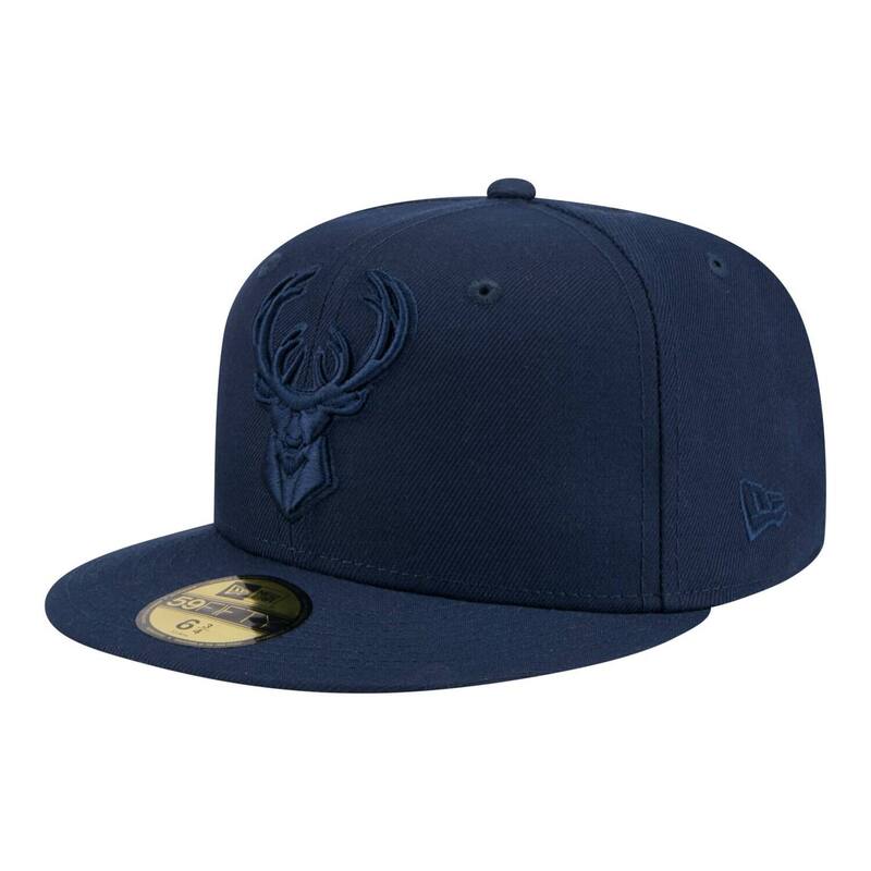 ニュー内鰓 レディース 添え物 かぶり笠 Men\u0027s New Era Navy Milwaukee Bucks Tonal Color Pack 59FIFTY Fitted Hat Buk Navy 米国海軍