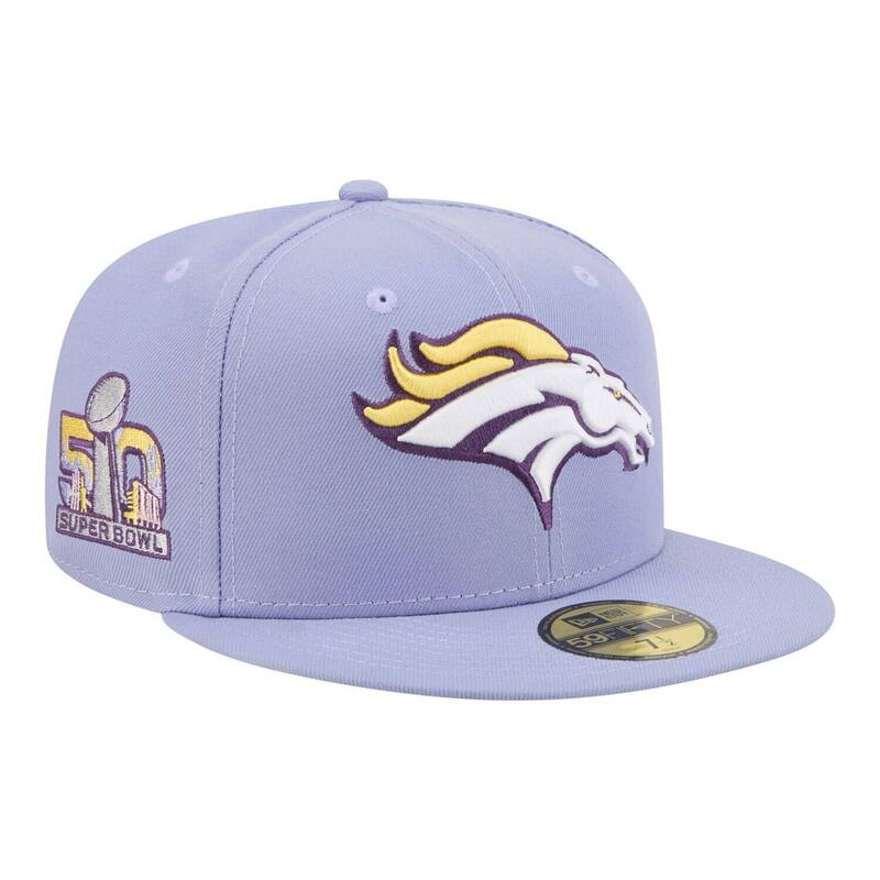 ニュー内鰓 レディース 添え物 かぶり笠 Men\u0027s New Era Light Purple Denver Broncos Lavender Bloom 59FIFTY Fitted Hat Den Lt Pur パープル
