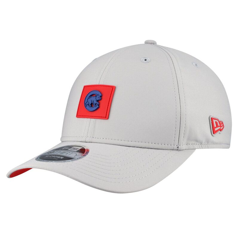 ニュー内鰓 レディース 付属物 鳥打ち帽 Men\u0027s New Era Gray Chicago Cubs 2026 Clubhouse Alternate 39THIRTY Flex Hat Cub Grey 薄墨色