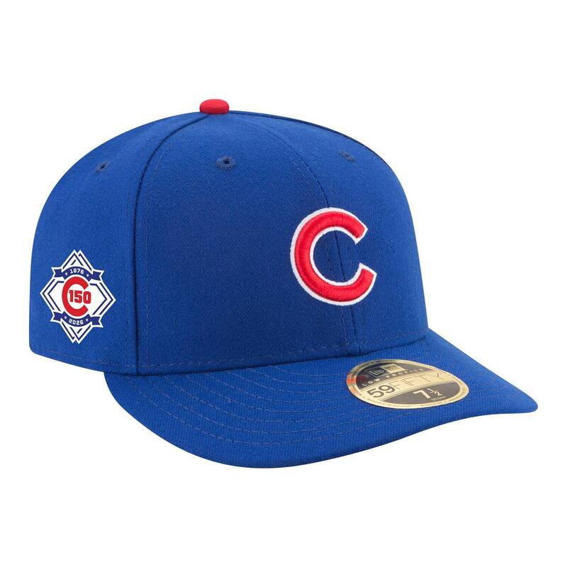 ニュー内鰓 レディース 佩び物 かぶり笠 Men\u0027s New Era Royal Chicago Cubs 150th Anniversary Low Profile 59FIFTY Fitted Hat Cublue 青色