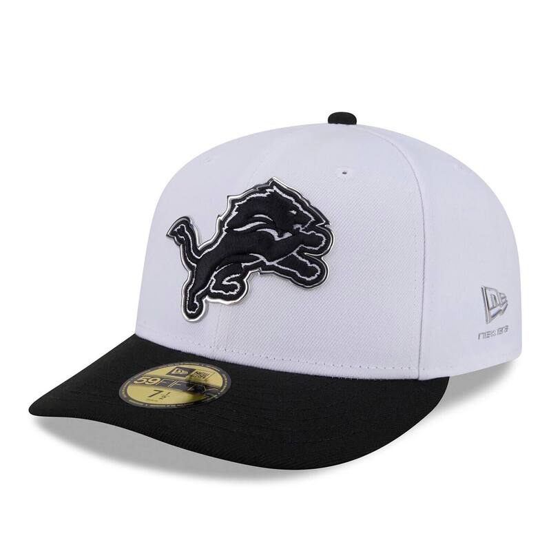 ニュー内鰓 レディース 佩び物 かぶり笠 Men\u0027s New Era White/Black Detroit Lions 2026 NFL Draft Pre-Curved 59FIFTY Fitted Hat Lns White 白いこと